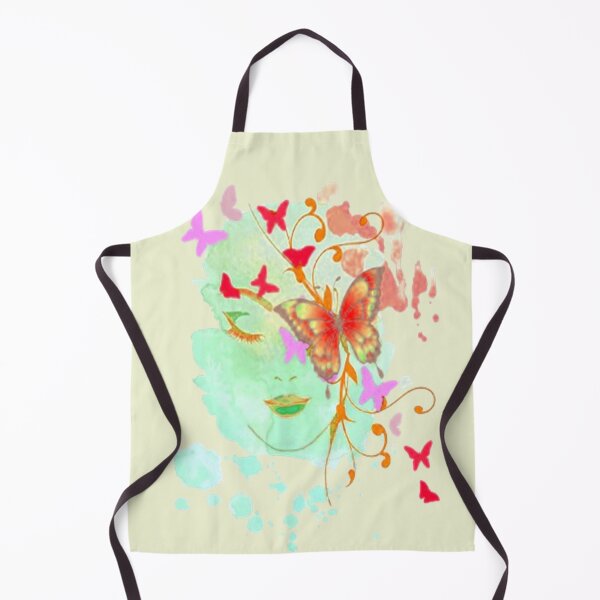 Item preview, Abstract Butterfly Lady 3, trippy graphic psychedelic arte abstracto designed and sold by Adri Barnard.
