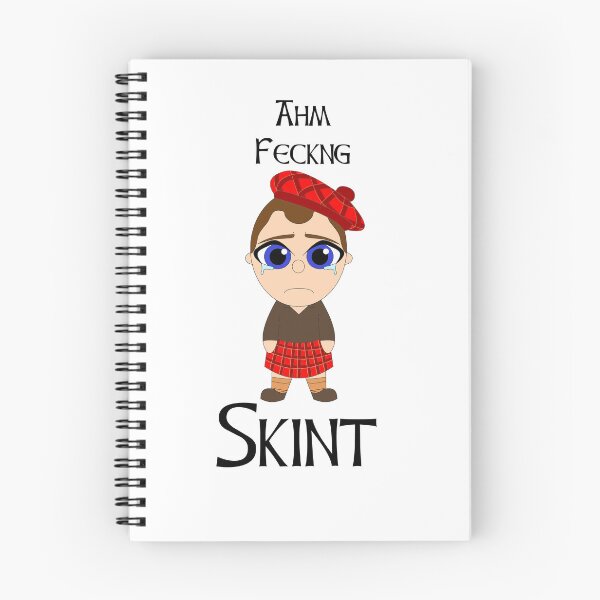 Item preview, Ahm fecking skint Scottish Doric phrase with cute Scot designed and sold by KyttsyKrafts.