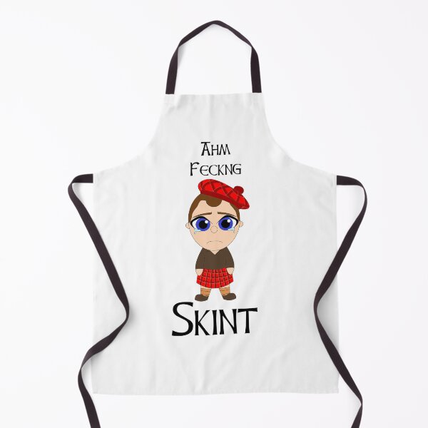 Item preview, Ahm fecking skint Scottish Doric phrase with cute Scot designed and sold by KyttsyKrafts.