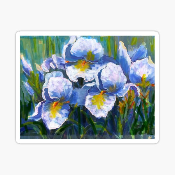 Item preview, Beautiful blue irises for you designed and sold by Marishok99.