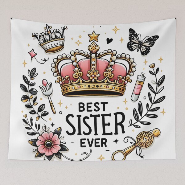 Item preview, Best Sister Ever, Crown, Princess designed and sold by deniz kaya.