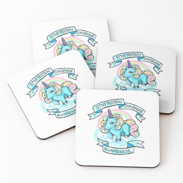 Item preview, Stiff Person Syndrome Awareness Unicorn designed and sold by HalfMoonWorks.