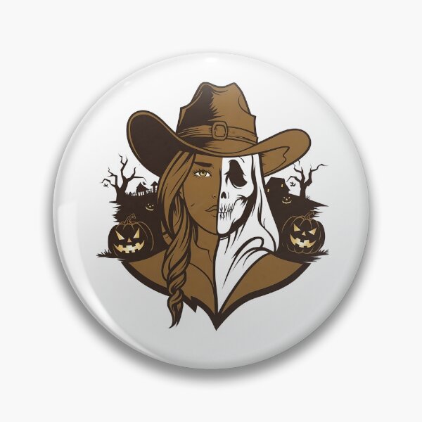 Item preview, Cool Ghoul Cowgirl -   Haunted Cowgirl -  Spooky Western Spirit designed and sold by Zyziowsky.
