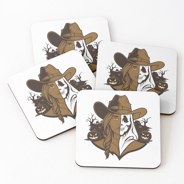 Item preview, Cool Ghoul Cowgirl -   Haunted Cowgirl -  Spooky Western Spirit designed and sold by Zyziowsky.