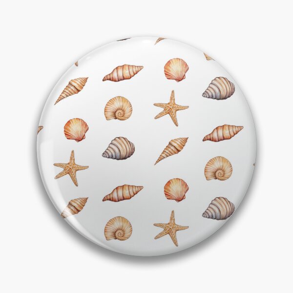 Item preview,  Coastal Sea Shells Treasure Ocean Watercolor Seashells Pack designed and sold by SOUFIANE1991.
