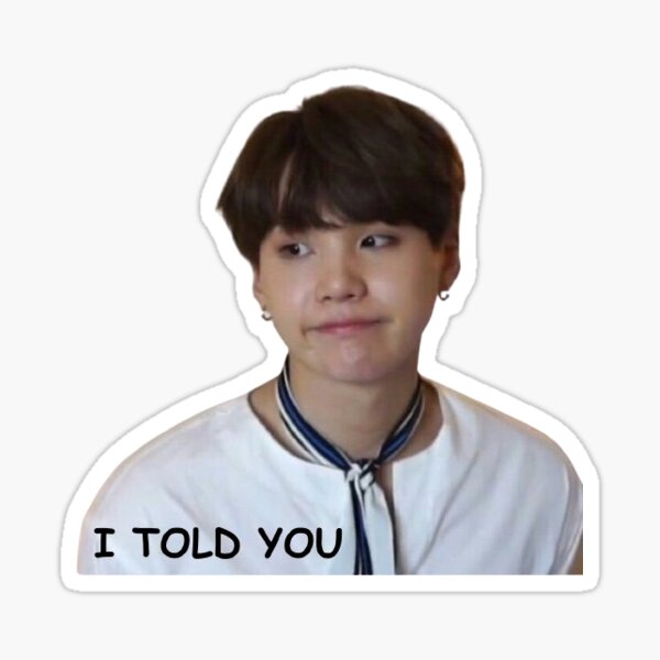 Artikel-Vorschau von BTS SUGA MEME STICKER, designt und verkauft von Maya070815.