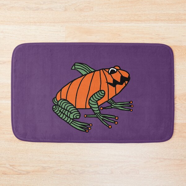 Item preview, Halloween Horror Pumpkin Frog designed and sold by ellenhenry.