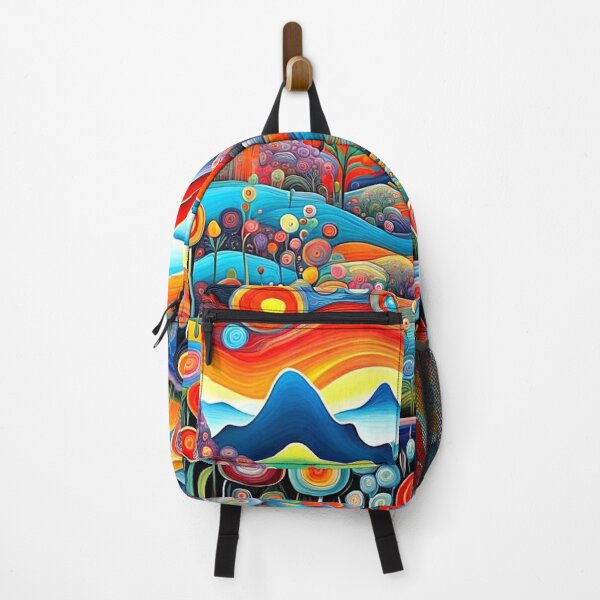 Item preview, Psychedelic Mountain Landscape 1 designed and sold by George Hutton Hunter.