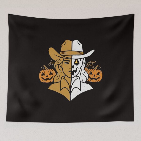 Item preview,  Cool Ghoul Cowgirl -   Haunted Cowgirl -  Spooky Western Spirit designed and sold by Zyziowsky.