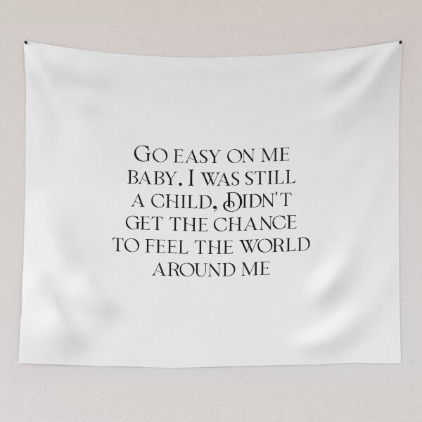 Item preview, Go Easy On Me Baby Black designed and sold by daydreameruk.