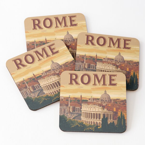 Item preview, Rome Cityscape Art – Stunning Wall Decor Celebrating Iconic Roman Architecture & Historic Streets" designed and sold by nomiraclehere.
