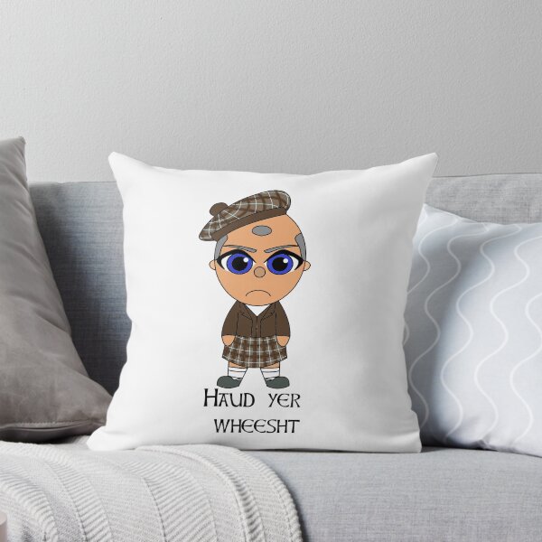 Item preview, Haud yer wheesht Scottish Doric phrase with cute Scot designed and sold by KyttsyKrafts.