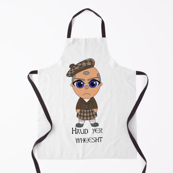 Item preview, Haud yer wheesht Scottish Doric phrase with cute Scot designed and sold by KyttsyKrafts.