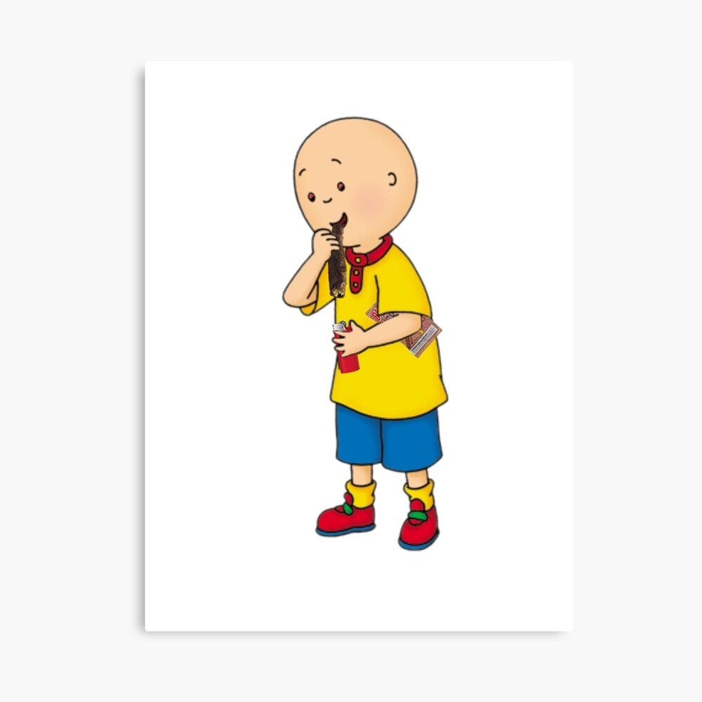 Lámina fotográfica for Sale con la obra «Caillou encontró una nueva  aventura» de Kinser666 | Redbubble