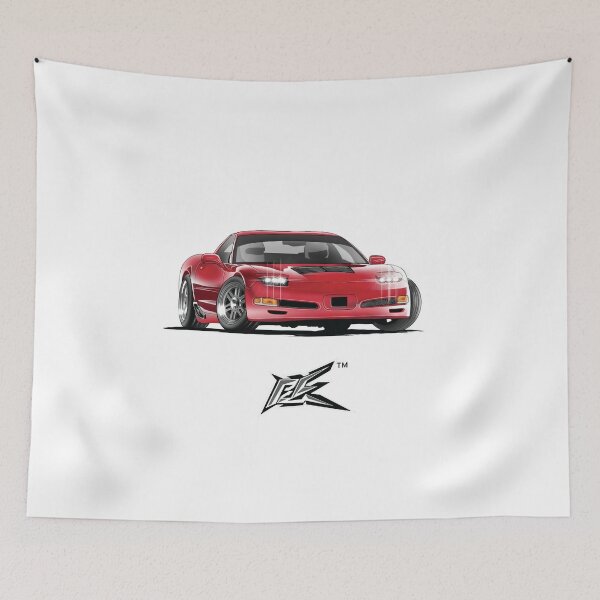 Item preview, corvette c5 red  designed and sold by NaquashM.