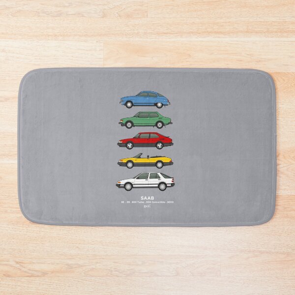 Item preview, Saab Classic Car Outline Illustration designed and sold by RJWautographics.