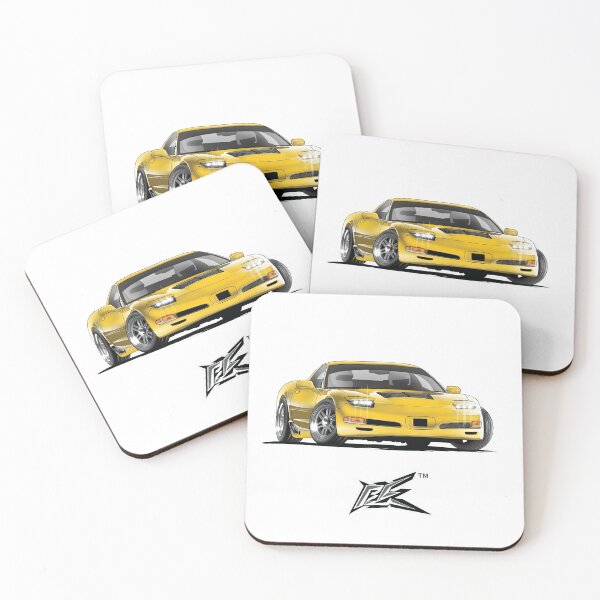 Item preview, corvette c5 yellow  designed and sold by NaquashM.