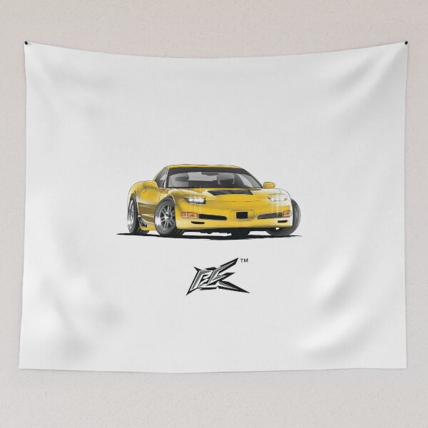 Item preview, corvette c5 yellow  designed and sold by NaquashM.