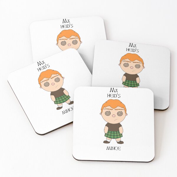 Item preview, Ma heid's mince Scottish Doric phrase with cute Scot designed and sold by KyttsyKrafts.