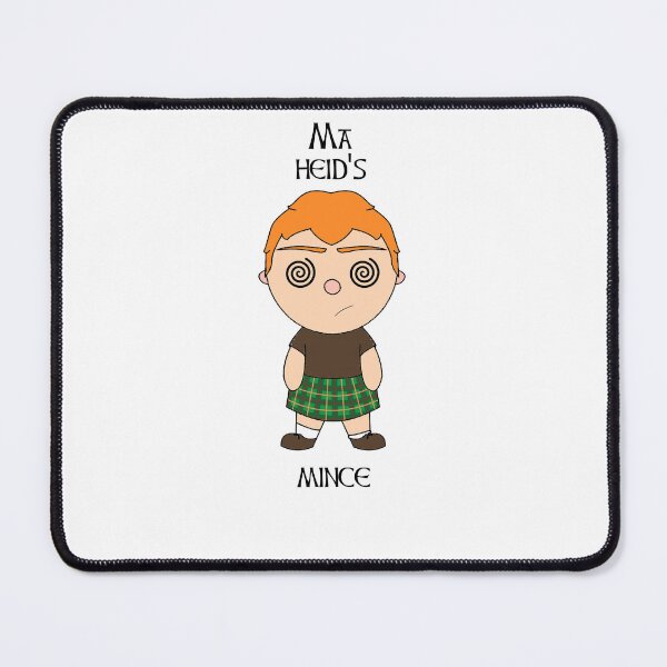 Item preview, Ma heid's mince Scottish Doric phrase with cute Scot designed and sold by KyttsyKrafts.