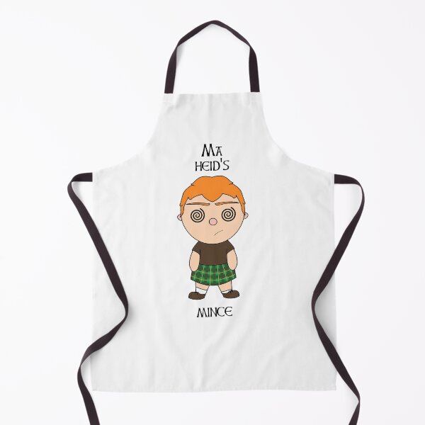 Item preview, Ma heid's mince Scottish Doric phrase with cute Scot designed and sold by KyttsyKrafts.