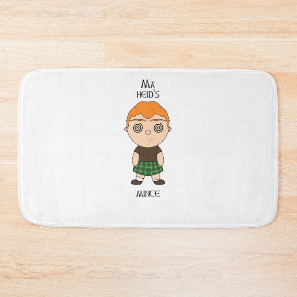 Item preview, Ma heid's mince Scottish Doric phrase with cute Scot designed and sold by KyttsyKrafts.