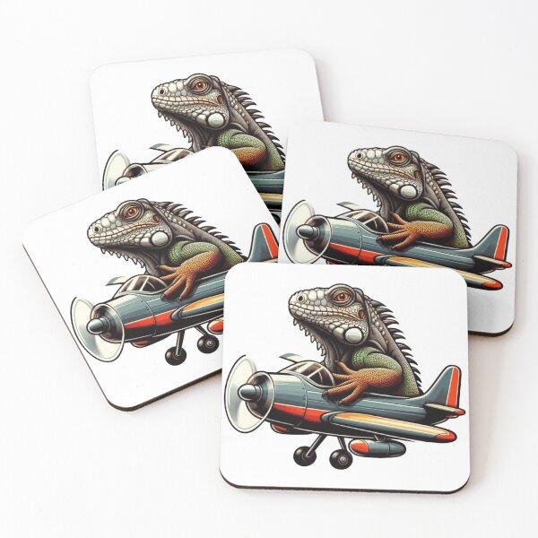 Item preview, Airplane Captain Iguana designed and sold by Aqmean.