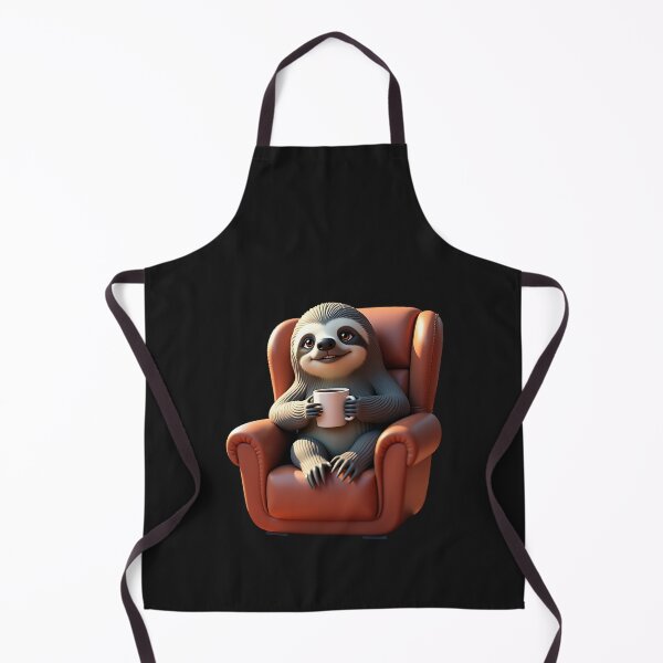 Item preview, Cozy Sloth Sipping coffee designed and sold by eliteandhonor.