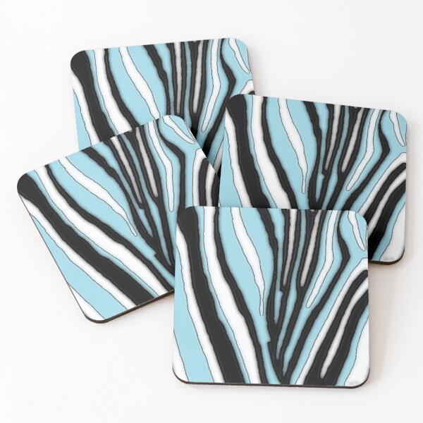 Item preview, Zebra Pattern blue white black V1 designed and sold by MarkEdz.
