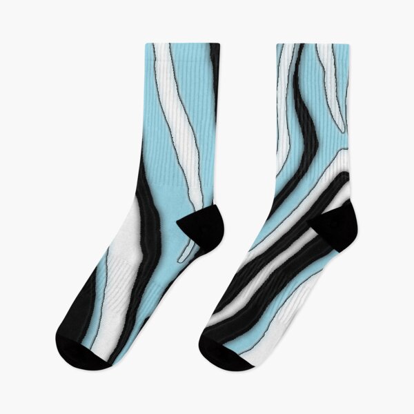 Item preview, Zebra Pattern blue white black V1 designed and sold by MarkEdz.