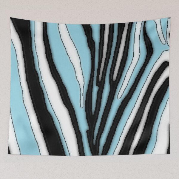 Item preview, Zebra Pattern blue white black V1 designed and sold by MarkEdz.