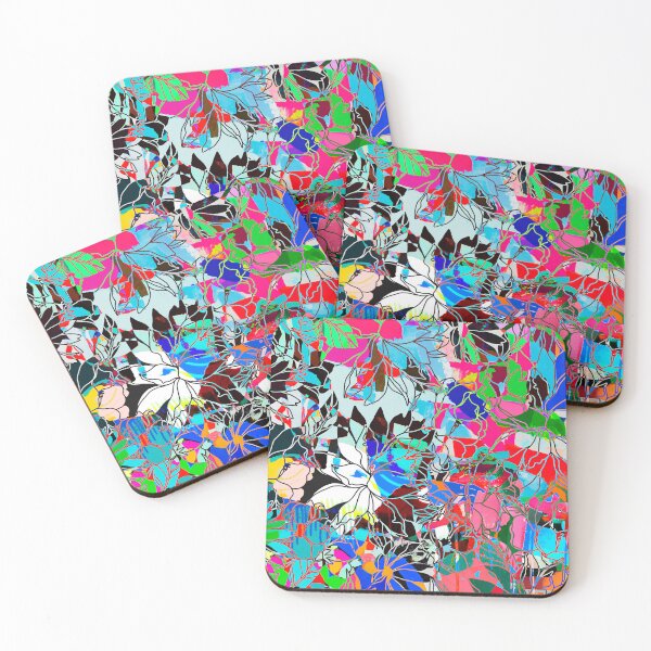 Item preview, Colorful Flowers designed and sold by blackink-design.