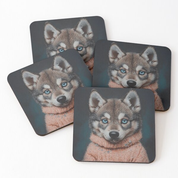 Item preview, Tamaskan Puppy With Glitters designed and sold by Nocturne  Paws.