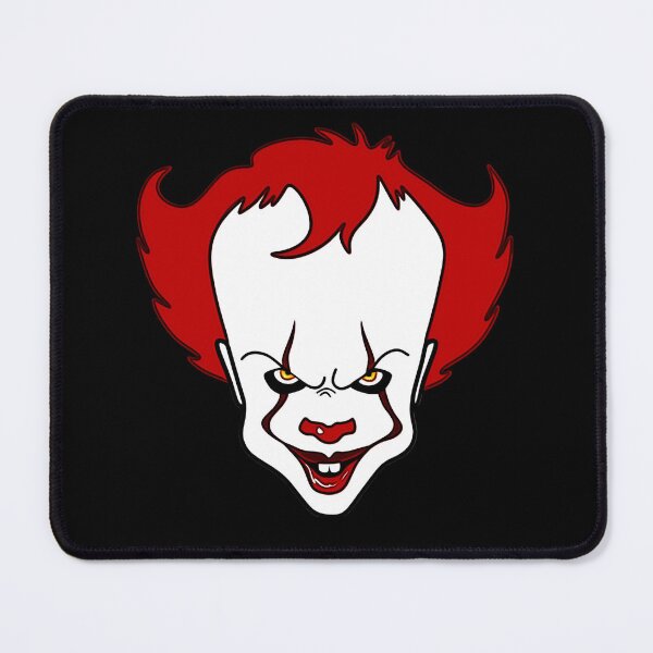 Item preview, Scary Clown Face With Red Hair designed and sold by Mahmoud Salah.
