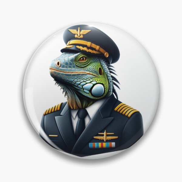 Item preview, Airplane Captain Iguana designed and sold by Aqmean.
