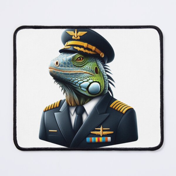 Item preview, Airplane Captain Iguana designed and sold by Aqmean.