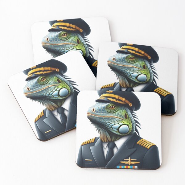 Item preview, Airplane Captain Iguana designed and sold by Aqmean.