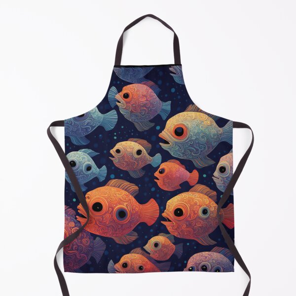 Item preview, Psychedelic Pufferfish Pattern designed and sold by BirdsnStuff.
