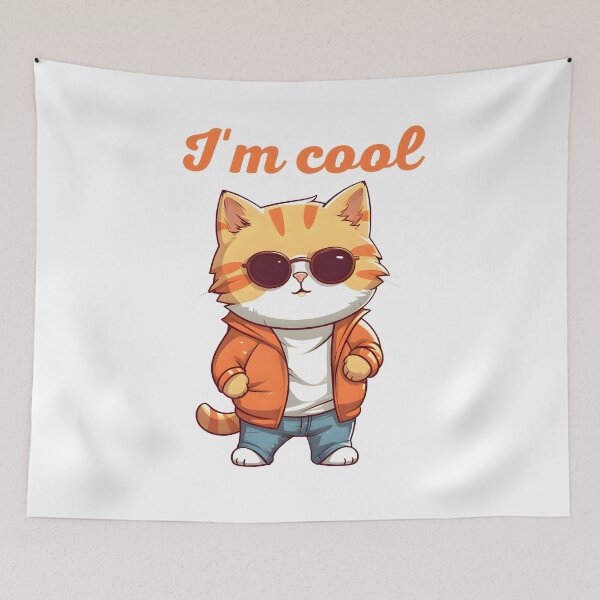 Item preview, iam cool - cool cat designed and sold by Luka  Emad.