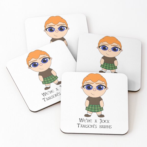 Item preview, We're a jock tamsons bairns Scottish Doric phrase with cute Scot designed and sold by KyttsyKrafts.