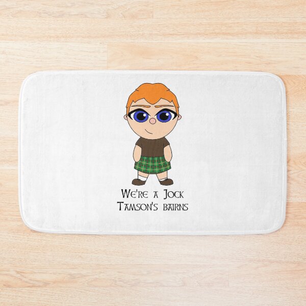 Item preview, We're a jock tamsons bairns Scottish Doric phrase with cute Scot designed and sold by KyttsyKrafts.