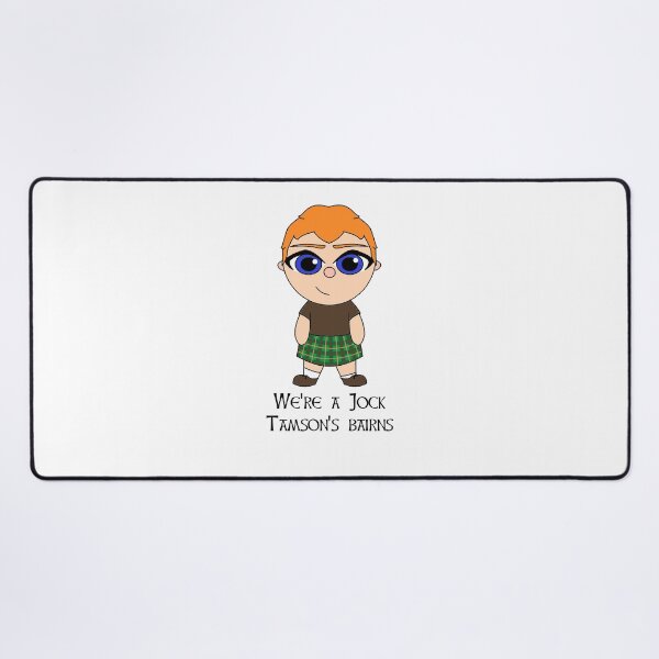 Item preview, We're a jock tamsons bairns Scottish Doric phrase with cute Scot designed and sold by KyttsyKrafts.