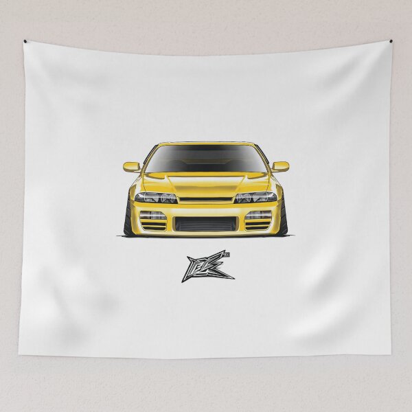 Item preview, nissan skyline r33 yellow  designed and sold by NaquashM.