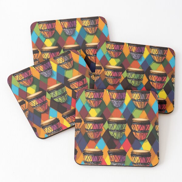 Item preview, Vibrant African Bongo Patterned Decor designed and sold by MugsNstuff Live Love Create!.