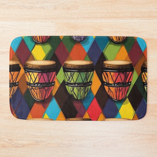 Item preview, Vibrant African Bongo Patterned Decor designed and sold by MugsNstuff Live Love Create!.