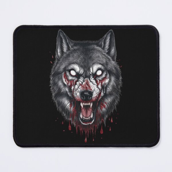 Item preview, Zombie Wolf animal canine warewolf horror splatter night lycan gore grindcore death metal rock designed and sold by Fantasy Cache.