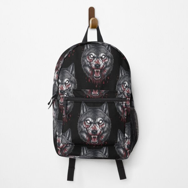 Item preview, Zombie Wolf animal canine warewolf horror splatter night lycan gore grindcore death metal rock  designed and sold by Fantasy Cache.