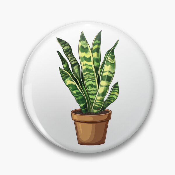 Item preview, Sansevieria trifasciata Laurentii plant in a pot Sticker designed and sold by Magic Pixels Shop.