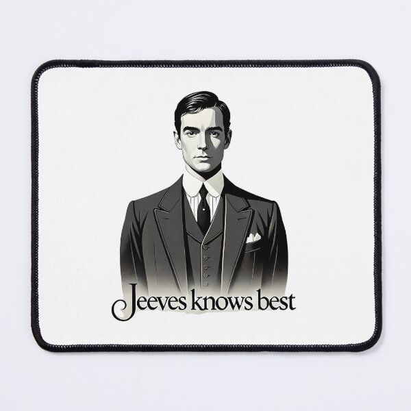 Item preview, Jeeves Knows Best, Jeeves & Wooster, P.G. Wodehouse's Jeeves character designed and sold by holidayT-shirt.