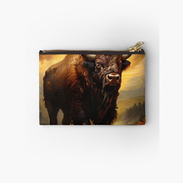 Item preview, Baroque Painting of Bison designed and sold by BirdsnStuff.